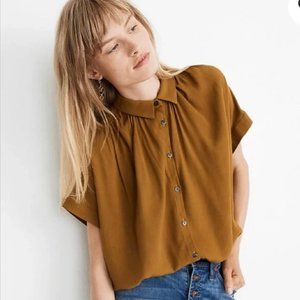 MADEWELL Central Drapey Shirt (size large)